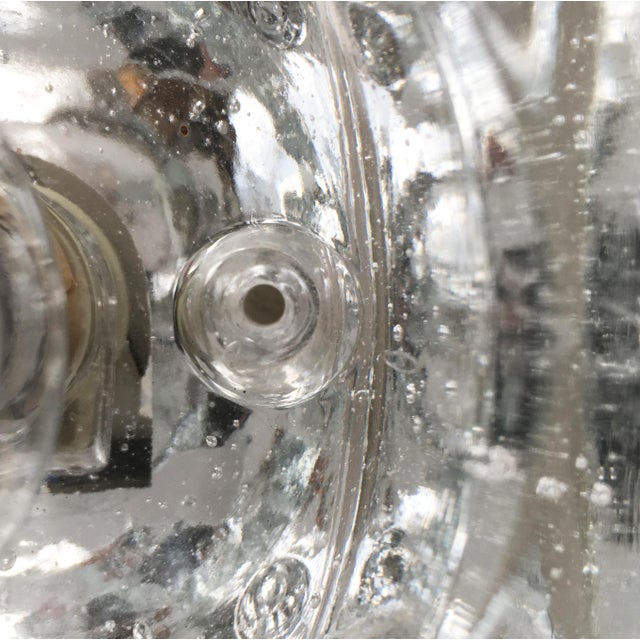 Vintage German Space Age Type 310 Glass Wall Lamps by Ludwig Beilharz for MZ Müller & Zimmer Leuchten, 1970s, Set of 6 For Sale - Image 9 of 18