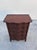 Antique Tiger Oak Chest on Casters For Sale - Image 4 of 6