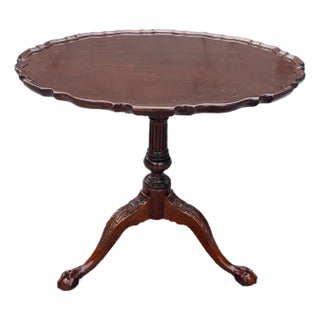 Vintage Baker Furniture Charleston Collection Tilt-Top Tea Table For Sale