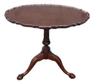 Vintage Baker Furniture Charleston Collection Tilt-Top Tea Table
