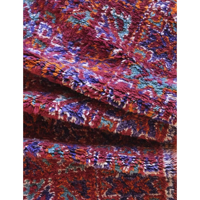 1980s 1980s Moroccan Collectible Wool Rug - 11.7 X 6.4 Ft For Sale - Image 5 of 8