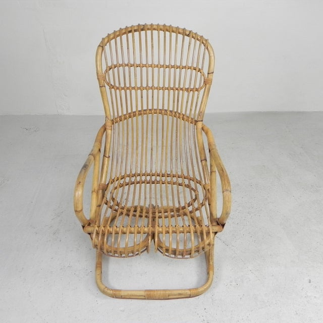 Bamboo Armchair by Tita Agnoli, 1960s For Sale - Image 12 of 18