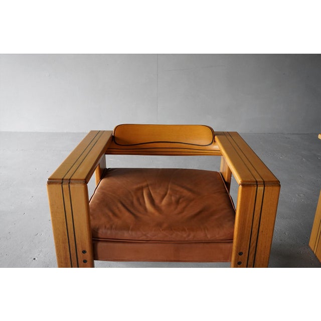Artona Armchairs by Afra & Tobia Scarpa for Maxalto, Italy 1970s, Set of 2 For Sale - Image 3 of 10