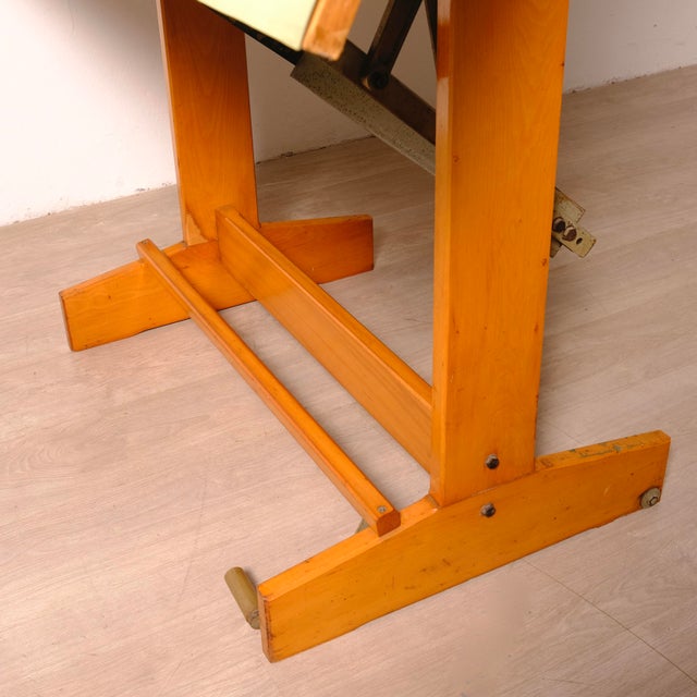 Wooden Drawing Board from S.I.P.I, Italy, 1940s For Sale - Image 16 of 18