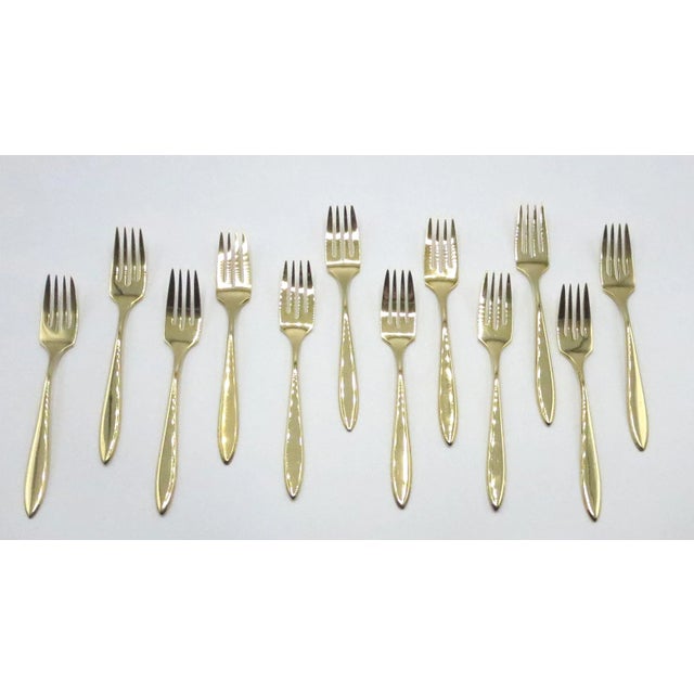 Vintage 1952 Regal Dirilyte Flatware Set 108 Pieces for a Golden Table Setting Chairish