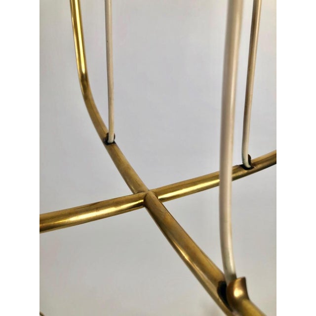 Austrian Chandelier in Brass attributed to J. T. Kalmar, 1940s For Sale - Image 3 of 10