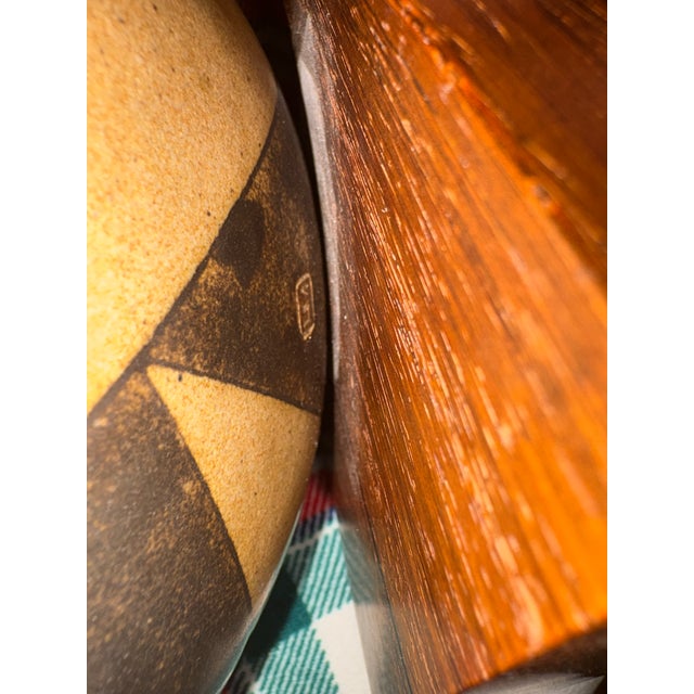 Harrison McIntosh Ceramic Geometric Egg For Sale - Image 12 of 12