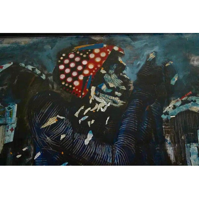 Mercy Moyo, Large African Playing Cards Collage Painting Mercy Moyo Zimbabwe Woman Artist, 2018 For Sale - Image 10 of 16