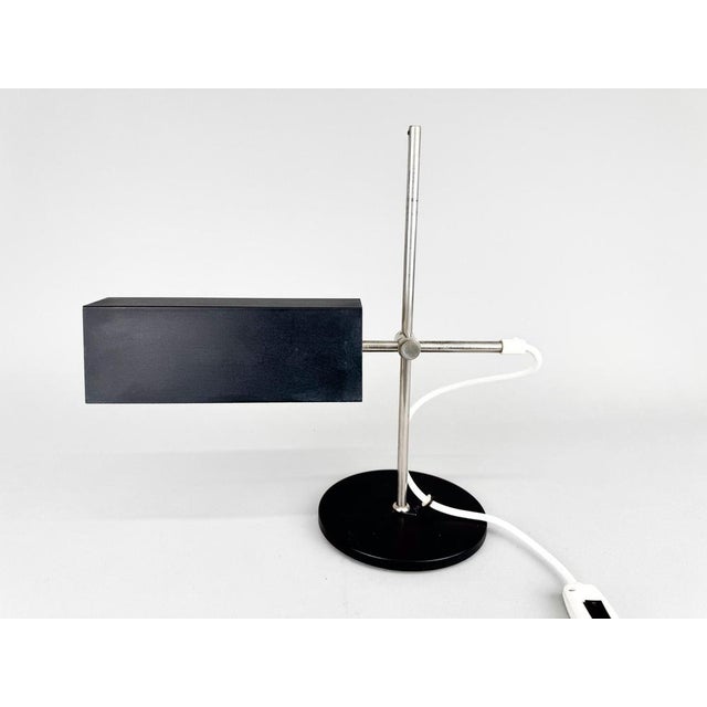 Mid-Century Minimalist Adjustable Table Lamp, Czechoslovakia, 1970s For Sale - Image 10 of 15