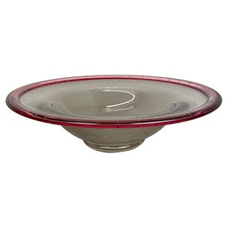 German Glass Bowl by Karl Wiedmann for WMF, 1960s For Sale