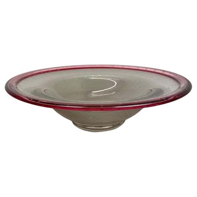 German Glass Bowl by Karl Wiedmann for WMF, 1960s For Sale