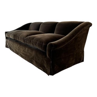 Breck Silk Velvet Sofa For Sale
