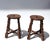 Pair of Oval Oak Stools English Circa 1880 For Sale - Image 4 of 6