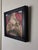 Figurative Sacred Heart by Aixa Oliveras | Oil on Artefex panel Woman holding peonies in her hands. For Sale - Image 3 of 5