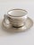 Silver 19th Century Victorian Alpaca Silver Coffee Cups and Plates, England, Set of 4 For Sale - Image 8 of 14