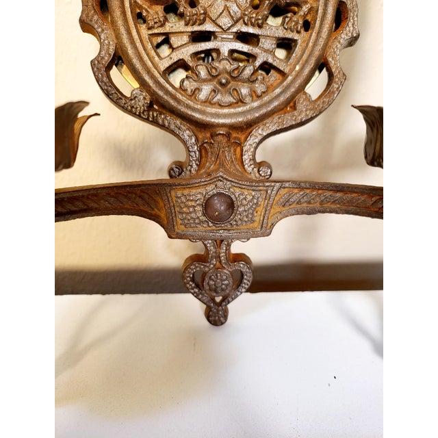 1920s 1920s Knight Sconces - a Pair For Sale - Image 5 of 11