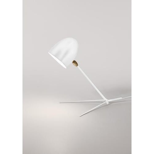 Table lamp model 'cocotte lamp' designed by serge mouille in 1957. Manufactured by editions serge mouille in france. The...