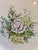 Light Green Vintage Provinstone Rose Marie Floral Dinner Plates – Set of 3 For Sale - Image 8 of 14