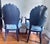 Pair of Lacquered Vintage Italian Hand Carved Grotto Chairs For Sale - Image 13 of 16