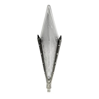 Single French Art Deco Wall Sconce For Sale