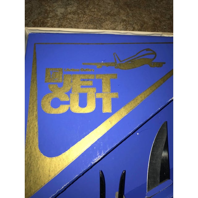 This Was An Estate Find. Japanese Carving Knife Set Appears To Have Never Been Used With A Lifetime Warranty. Wood Handles...