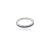 Prong Set Blue Sapphire Round Cut Eternity Band in 18k White Gold Size 6.5 For Sale - Image 4 of 11