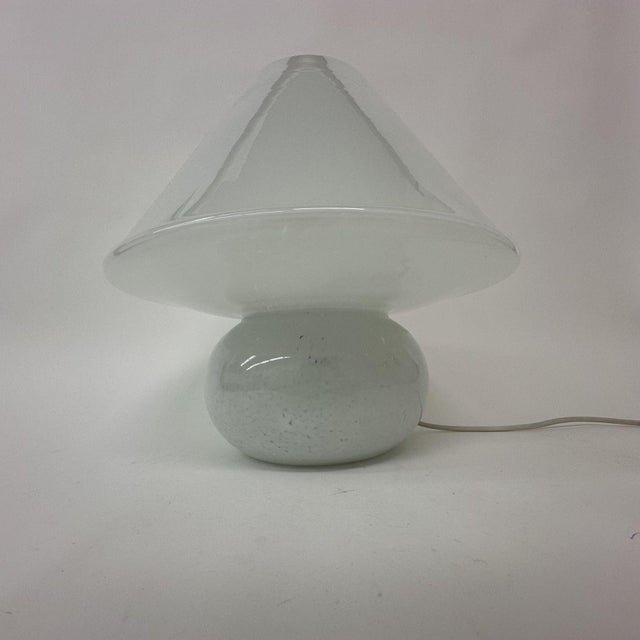 Mushroom Glass Table Lamp from Limburg Glashütte, 1970s For Sale - Image 6 of 16