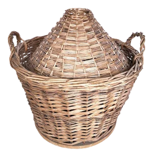 Provance Woven Rattan "Made in France" Vino Bottle Basket