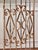 Free Standing Wrought Iron Arched Trellis With Weathered White Paint, 20th Century For Sale In Philadelphia - Image 6 of 11