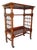 Mid 19th Century English Stick and Ball Rolling Book Stand / Cart / Shelf For Sale
