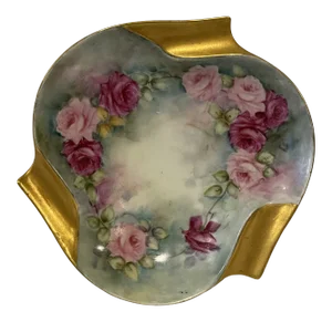Mid 20th Century Hand Painted Ashtray