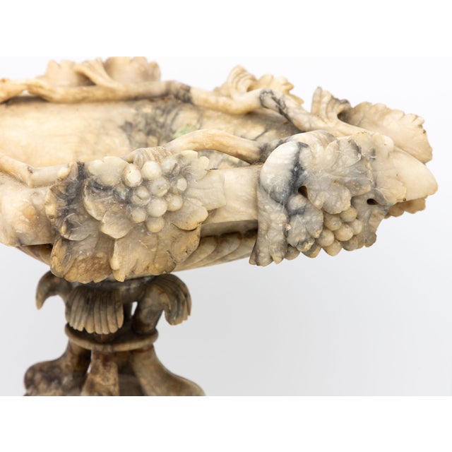 Carved Marble Shaped Neoclassical Urn, Italy 19th Century For Sale - Image 9 of 12