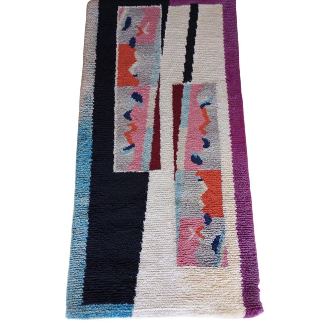 Vintage Italian Razionalismi Rug, 1990s For Sale - Image 14 of 15