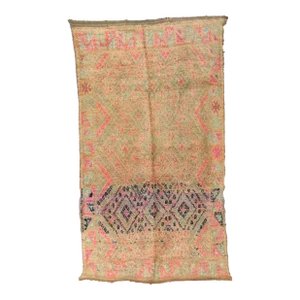 Moroccan Vintage Rug - 6'0" X 10'6" Ft