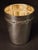Vintage German 800 Silver Kiddush Cup Shot Glass Gold Wash Interior Gottlieb Kurz For Sale - Image 4 of 13