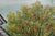Roy Landenberger Framed Oil on Canvas Painting of Old Stone Mill - Signed For Sale - Image 4 of 14