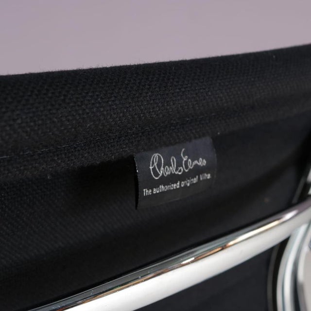 Black EA118 Chair by Charles & Ray Eames for Vitra, Germany, 2000s For Sale - Image 8 of 10