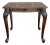 1980s Knob Creek Traditional Queen Anne Solid Cherry Side Table With Carvings For Sale