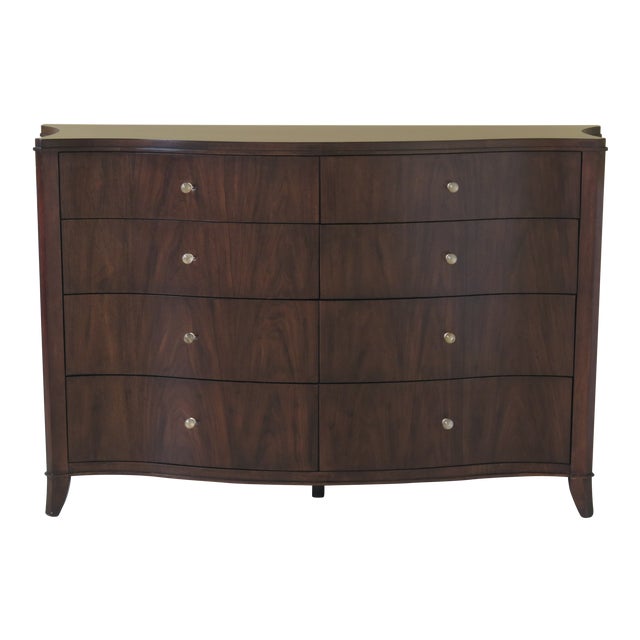Drexel Modern Design 8 Drawer Walnut Dresser Chairish