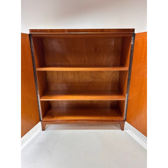 Mid-Century Modern 1940's Swedish Mahogany Cabinet For Sale - Image 3 of 8