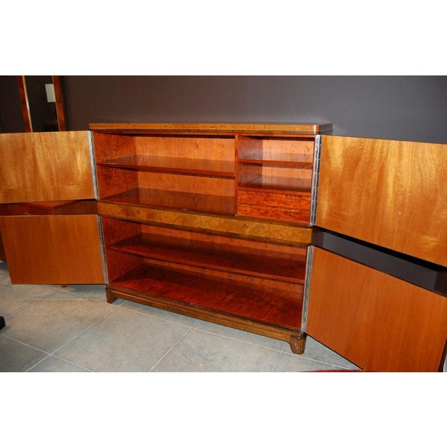 Swedish Art Deco Intarsia Storage, Bar Cabinet For Sale In Atlanta - Image 6 of 11