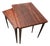 Vintage Danish Nesting Tables in Palisander, 1960s, Set of 2 For Sale