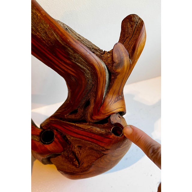 Juniper Wood Bud Vase For Sale - Image 12 of 12