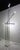 Silver Monumental 'Giraffa' Floor Lamp by Sergio Moscheni for Selenova For Sale - Image 8 of 11