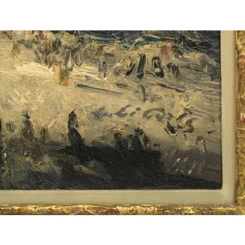 81x60 cm. 20th century 40`s. Cardboard, oil Ludolfs Liberts.