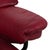 Reno Leather Recliner in Red with Footstool and Manual Function by Stressless, Set of 2 For Sale - Image 6 of 17