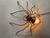 Mid-Century Modern Italian Metal and Glass Spider Wall Lamp, 1950s For Sale - Image 13 of 18