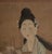 18th Century Asian Antique Chinese Goddess Painted on Silk and Framed For Sale - Image 4 of 12