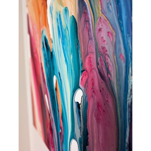 2010s "Seascape" by Krispen Spencer — Original Acrylic Painting For Sale - Image 5 of 8