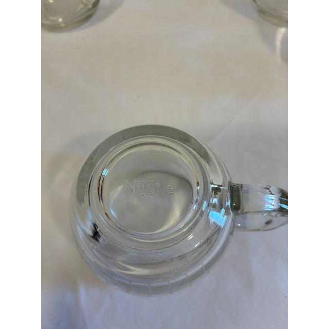 1970s Etched World Map Glass Mugs, Set of 6 For Sale - Image 11 of 11